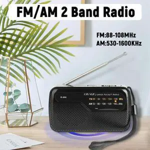 Radio Pocket FM AM Radio with Earphone Jack for Emergency Hurricane Running Walking Home Black Radio Pocket FM AM Radio with Earphone Jack for Emergency Hurricane Running Walking Home Black