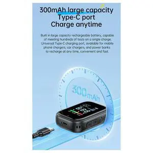 Electrochemical Breathalyzer with Breathalyzer, High-Sensitivity LED Color Screen Digital Display Breathalyzer Electrochemical Breathalyzer with Breathalyzer, High-Sensitivity LED Color Screen Digital Display Breathalyzer