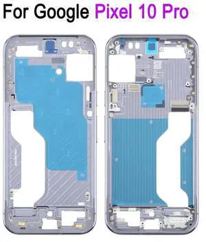 Middle Frame For Google Pixel 10 Pro, Phone Aluminum Frame Repair Replacement Spare Part Middle Frame For Google Pixel 10 Pro, Phone Aluminum Frame Repair Replacement Spare Part