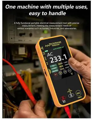 Graphic Digital Multimeter Oscilloscope High-Precision Multitester Resistance Voltage Capacitance Hz Continuity Tester Graphic Digital Multimeter Oscilloscope High-Precision Multitester Resistance Voltage Capacitance Hz Continuity Tester