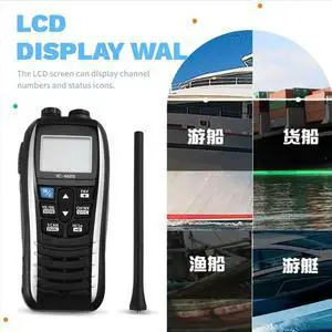 IC-M25 Walkie Talkie, Maritime Waterproof VHF Floating Handheld, LCD Display, Lightweight and Waterproof EU Plug IC-M25 Walkie Talkie, Maritime Waterproof VHF Floating Handheld, LCD Display, Lightweight and Waterproof EU Plug