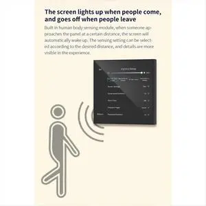 Switch with Built-in Offline Voice, Infrared, 4-Inch Screen,for Tuya-Zigbee, Energy-Saving Multi-Function Control Switch with Built-in Offline Voice, Infrared, 4-Inch Screen,for Tuya-Zigbee, Energy-Saving Multi-Function Control