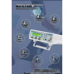 MHS5200A Digital DDS Function Signal Generator Dual-Channel Frequency Counter Arbitrary Waveform Pulse EU PLUG 0-20MHZ MHS5200A Digital DDS Function Signal Generator Dual-Channel Frequency Counter Arbitrary Waveform Pulse EU PLUG 0-20MHZ