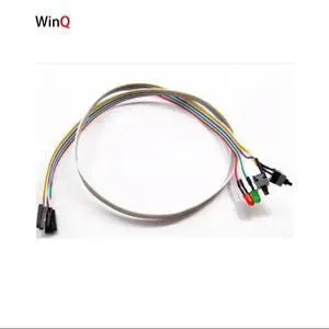 Desktop computer power switch button, restart cable with LED indicator light, chassis startup cable, external power Desktop computer power switch button, restart cable with LED indicator light, chassis startup cable, external power
