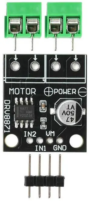 DRV8871 H-bridge Brushed DC Motor Driver Module DC 6.5-45V 3.6A Brushed Motor Driver PWM Control Driver Module DRV8871 H-bridge Brushed DC Motor Driver Module DC 6.5-45V 3.6A Brushed Motor Driver PWM Control Driver Module