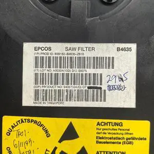 B39182-B4635-Z610 B4635 SAW FILTER 1842.5MHZ 1842MHZ FILTRE CMS SAW RF RX DCS1800 B39182-B4635-Z610 B4635 SAW FILTER 1842.5MHZ 1842MHZ FILTRE CMS SAW RF RX DCS1800