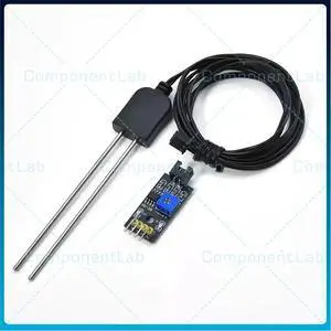 Soil Moisture Sensor Water Content Detection Corrosion-Resistant Probe DC 3.3V-12V Soil Moisture Sensor Water Content Detection Corrosion-Resistant Probe DC 3.3V-12V