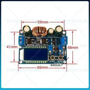 35W Auto Step-Up/Step-Down Power Module with Charging Indicator LCD Digital Display Constant Voltage/Constant Current 35W Auto Step-Up/Step-Down Power Module with Charging Indicator LCD Digital Display Constant Voltage/Constant Current