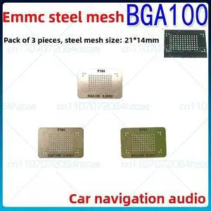 EMMC stencil BGA100 tin mesh bead mesh ball mesh solder beads 0.45 car navigation audio EMMC stencil BGA100 tin mesh bead mesh ball mesh solder beads 0.45 car navigation audio