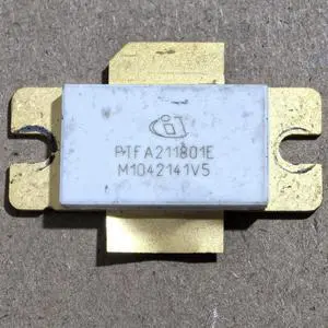 PTFA211801E RF Tube Thermally-Enhanced High Power RF LDMOS FETs 180 W 2110 ?-2170 MHz PTFA211801E RF Tube Thermally-Enhanced High Power RF LDMOS FETs 180 W 2110 ?-2170 MHz