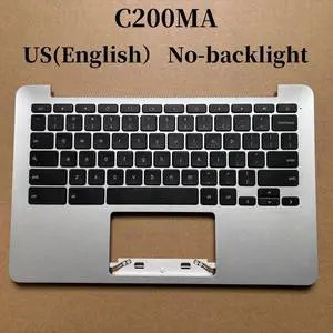 100%US English For C200 C200MA Laptop keyboard Palmrest Assembly Upper case cover No-backlight 90NB05M1 100%US English For C200 C200MA Laptop keyboard Palmrest Assembly Upper case cover No-backlight 90NB05M1