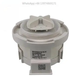 For Washing Machine Drain Pump Motor EAU64082901 WDD0032X1M BLDC 26V 1.5A Washer Drainage Parts For Washing Machine Drain Pump Motor EAU64082901 WDD0032X1M BLDC 26V 1.5A Washer Drainage Parts