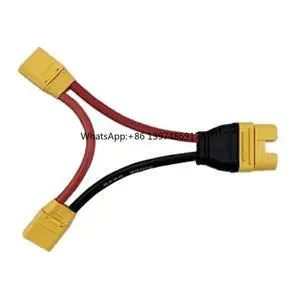 1PCS AS150U to XT90 Adapter Cable 12cm 8AWG Wire Male Female Plugs Series Connection Line Voltage Increase for RC Model Aircraft 1PCS AS150U to XT90 Adapter Cable 12cm 8AWG Wire Male Female Plugs Series Connection Line Voltage Increase for RC Model Aircraft