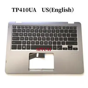100%US English For TP410UA TP410 laptop keyboard Palmrest Assembly with backlight 90NB0FS1-R31US2 100%US English For TP410UA TP410 laptop keyboard Palmrest Assembly with backlight 90NB0FS1-R31US2