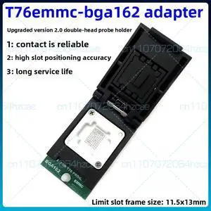 For XGecu T76 programmer dedicated BGA162 EMMC chip, burning seat, read and write adapter For XGecu T76 programmer dedicated BGA162 EMMC chip, burning seat, read and write adapter