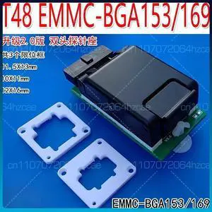 T48 programmer, dedicated EMMC chip BGA153/BGA169 high speed, read and write test burner T48 programmer, dedicated EMMC chip BGA153/BGA169 high speed, read and write test burner