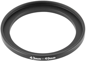 43mm to 49mm Metal Step Up Filter Ring Adapter for Camera 43mm to 49mm Metal Step Up Filter Ring Adapter for Camera