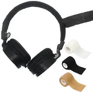 Headphone Headband Protector Self-Adhesive Tape Replacement Headband Strap for Headphone B Headphone Headband Protector Self-Adhesive Tape Replacement Headband Strap for Headphone B
