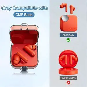 HOT Headphone Case Cover for CMF Buds,Hard PC Shell Clear Protective Earbuds Case for CMF Buds,Headphones Case with Lanyard HOT Headphone Case Cover for CMF Buds,Hard PC Shell Clear Protective Earbuds Case for CMF Buds,Headphones Case with Lanyard