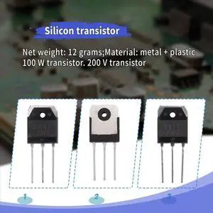 2 silicon transistor - D 1047 + B 817, 200 V, 12 A 2 silicon transistor - D 1047 + B 817, 200 V, 12 A