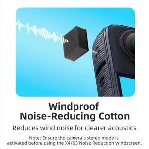 6Pcs Camera Mic Windscreen for X4 Camera Noise Reduction Sponge Video Windproof Case 6Pcs Camera Mic Windscreen for X4 Camera Noise Reduction Sponge Video Windproof Case
