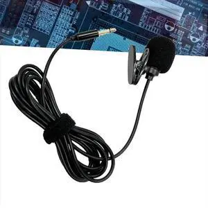 Lavalier Microphone Mic Stereo Audio Mini Wired Mic 3.5mm Plug for Loudspeaker Interpreter Lavalier Microphone Mic Stereo Audio Mini Wired Mic 3.5mm Plug for Loudspeaker Interpreter