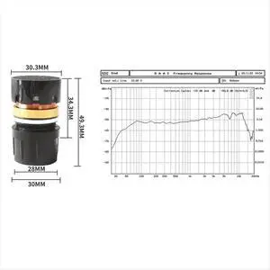 Unidirectional Dynamic Microphone Core KTV Dynamic Microphone Capsule N-162 Unidirectional Dynamic Microphone Core KTV Dynamic Microphone Capsule N-162