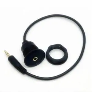 Round Panel Mount 3.5Mm Male To 3.5Mm Female Car Truck Dashboard Flush Mount 3.5Mm 1/8In AUX Audio Jack Extension Cable Round Panel Mount 3.5Mm Male To 3.5Mm Female Car Truck Dashboard Flush Mount 3.5Mm 1/8In AUX Audio Jack Extension Cable
