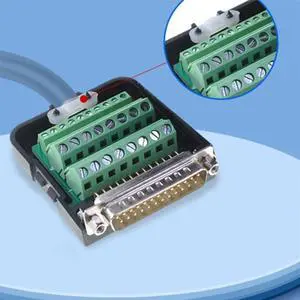 DB25 Male / Female 25Pin Plug Breakout PCB Board Terminal Connectors for Home Improvement DB25 Male 25Pin Plug DB25 Male / Female 25Pin Plug Breakout PCB Board Terminal Connectors for Home Improvement DB25 Male 25Pin Plug