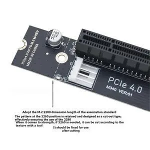 M.2 NVME to PCIE X1 X4 X16 Converter Adapter PCIe 4.0 X4 to M.2 M-Key Expansion Card Supports 2260 2280 with IDE Cable M.2 NVME to PCIE X1 X4 X16 Converter Adapter PCIe 4.0 X4 to M.2 M-Key Expansion Card Supports 2260 2280 with IDE Cable