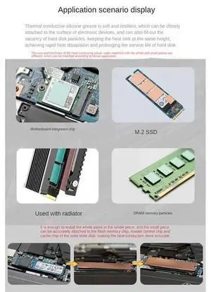 M.2 NVMe SSD Heat Sink 0.8mm for M2 2280 Solid State Hard Disk Copper Heatsink with Thermal Pad Laptop SSD Radiator M.2 NVMe SSD Heat Sink 0.8mm for M2 2280 Solid State Hard Disk Copper Heatsink with Thermal Pad Laptop SSD Radiator