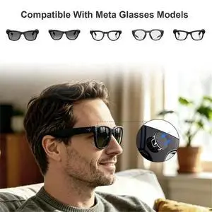 2PCS Glasses Light Cover & LED Blocker Privacy Stickers for Meta Gen 2 Smart AI Glasses Camera Lens Cover 2PCS Glasses Light Cover & LED Blocker Privacy Stickers for Meta Gen 2 Smart AI Glasses Camera Lens Cover