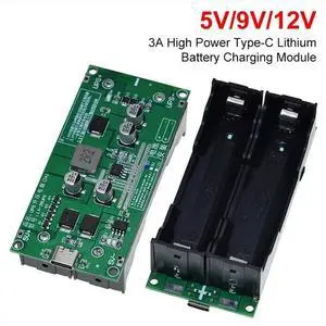 Type-C 15W 3A Lithium Charger Module DC-DC Step Up Booster Fast Charge UPS Power Supply Converter 9V Type-C 15W 3A Lithium Charger Module DC-DC Step Up Booster Fast Charge UPS Power Supply Converter 9V