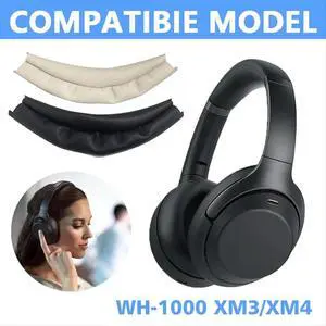 Replacement Headband for WH-1000XM4 1000XM3 Headphone XM4 XM3 Headband Cover Memory Foam Cushion Black Replacement Headband for WH-1000XM4 1000XM3 Headphone XM4 XM3 Headband Cover Memory Foam Cushion Black