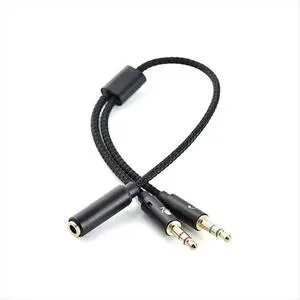 3.5mm Headphone Splitter Adapter (Microphone+Audio) Male to Female Stereo Jack Y Line for Smartphone MP3 MP4 Player 3.5mm Headphone Splitter Adapter (Microphone+Audio) Male to Female Stereo Jack Y Line for Smartphone MP3 MP4 Player