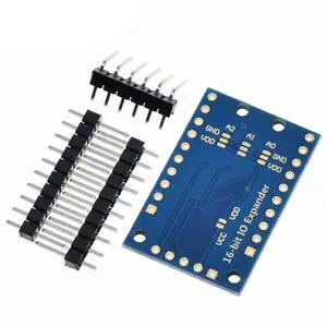 2PCS PCF8575 IO Expander Module to 16IO Digital Input Output Extension Board for IIC 2PCS PCF8575 IO Expander Module to 16IO Digital Input Output Extension Board for IIC