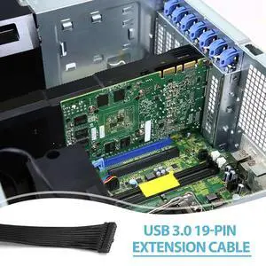 2Pcs Small Mini USB 3.0 19/20Pin Internal Extension Header Adapter Cable USB 20Pin Extension Cable for Motherboard 15Cm 2Pcs Small Mini USB 3.0 19/20Pin Internal Extension Header Adapter Cable USB 20Pin Extension Cable for Motherboard 15Cm