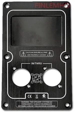 1PC DJ Speaker Cable Terminal Plate For SpeakOn 4 Pin Socket Connector Audio Wire Input Aluminum 145mm×90mm 1PC DJ Speaker Cable Terminal Plate For SpeakOn 4 Pin Socket Connector Audio Wire Input Aluminum 145mm×90mm