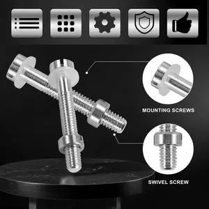 4Pcs M2.5x18.5mm Turntable Phonograph Screws,Hardware Replacement Headshells Cartridge Stylus Mounting Vinyl LP Record Play 4Pcs M2.5x18.5mm Turntable Phonograph Screws,Hardware Replacement Headshells Cartridge Stylus Mounting Vinyl LP Record Play