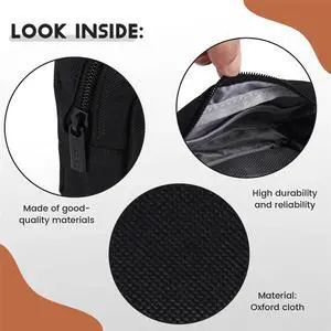 Travel Storage Bag Multifunctional Storage Bag for Laptop Power Adapter Power Bank Data Cable Charger Black Travel Storage Bag Multifunctional Storage Bag for Laptop Power Adapter Power Bank Data Cable Charger Black