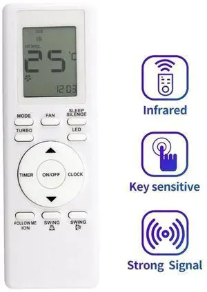 Replace A/C Remote Control for RG94A/BGEF Air Conditioner Remote Control Replace A/C Remote Control for RG94A/BGEF Air Conditioner Remote Control