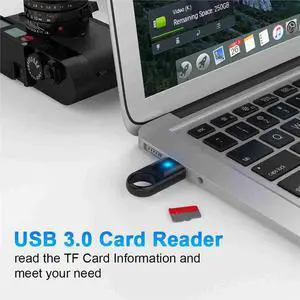 Flash Memory TF Card Reader USB3.0 Adapter for TF SD PC Laptop Driving Recorder High-Speed Card Reader Universal Flash Memory TF Card Reader USB3.0 Adapter for TF SD PC Laptop Driving Recorder High-Speed Card Reader Universal