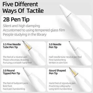 Replacement Tips for Pro USB-C 2nd 1st Gen,Wear- Mixed Metal Tips for Pencil Drawing Writing Replacement Tips for Pro USB-C 2nd 1st Gen,Wear- Mixed Metal Tips for Pencil Drawing Writing