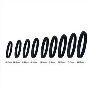 9Pieces Camera Lens Filter Down Ring Adapter Metal Filter Adapter Ring for All Camera DSLR 82-37mm Mount Set Kit 9Pieces Camera Lens Filter Down Ring Adapter Metal Filter Adapter Ring for All Camera DSLR 82-37mm Mount Set Kit