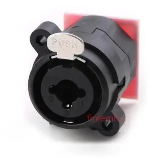 1PC Audio Connector XLR / Jack Hybrid Chassis Connector Combo Female Socket 1PC Audio Connector XLR / Jack Hybrid Chassis Connector Combo Female Socket