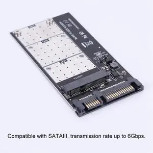 SSD to Adapter Converter Card Up to 6Gps M.2 MSATA SSD to 2.5 Adapter for Laptop Desktop SSD to Adapter Converter Card Up to 6Gps M.2 MSATA SSD to 2.5 Adapter for Laptop Desktop