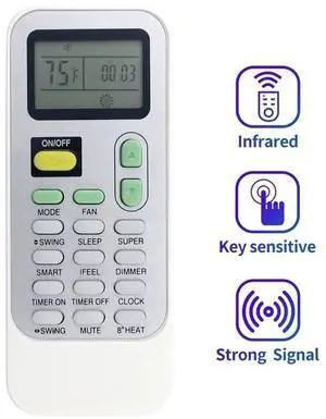 Replace A/C Remote Control for DG11J1-72 Air Conditioner Remote Control Replace A/C Remote Control for DG11J1-72 Air Conditioner Remote Control