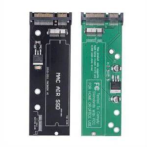 SSD to SATA Converter Card for 2010 2011 for Air 6+12 Pin A1369 A1370 A1375 A1377 Black SSD to SATA Converter Card for 2010 2011 for Air 6+12 Pin A1369 A1370 A1375 A1377 Black