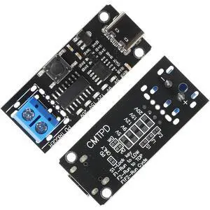 2PCS 100W 5A USB-C Fast Charge USB-C PD QC DC 5V 9V 12V 15V 20V Adjustable Voltage Power Trigger Module Type-C Input 2PCS 100W 5A USB-C Fast Charge USB-C PD QC DC 5V 9V 12V 15V 20V Adjustable Voltage Power Trigger Module Type-C Input