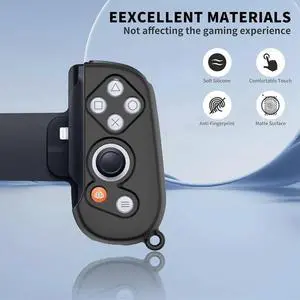 Handle Protective Case for Backbone One Mobile Gaming Controller with Lanyard, Silicone Grip Case Cover Handle Protective Case for Backbone One Mobile Gaming Controller with Lanyard, Silicone Grip Case Cover